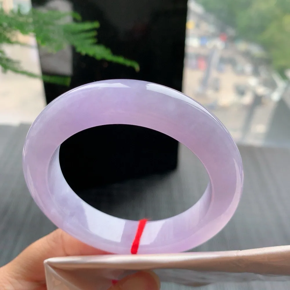 正圈满色冰紫罗兰 无瑕 尺寸:55.5/13.4/12.8 超美