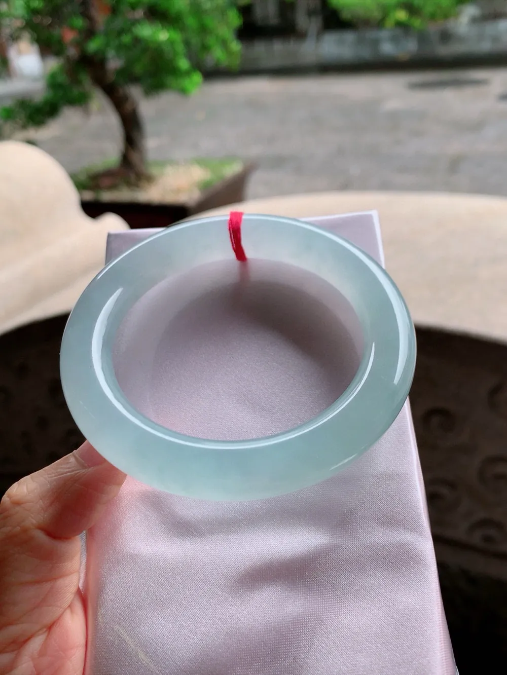 圆条高冰蓝水 无瑕 尺寸:58.4/11.7 胶感十足