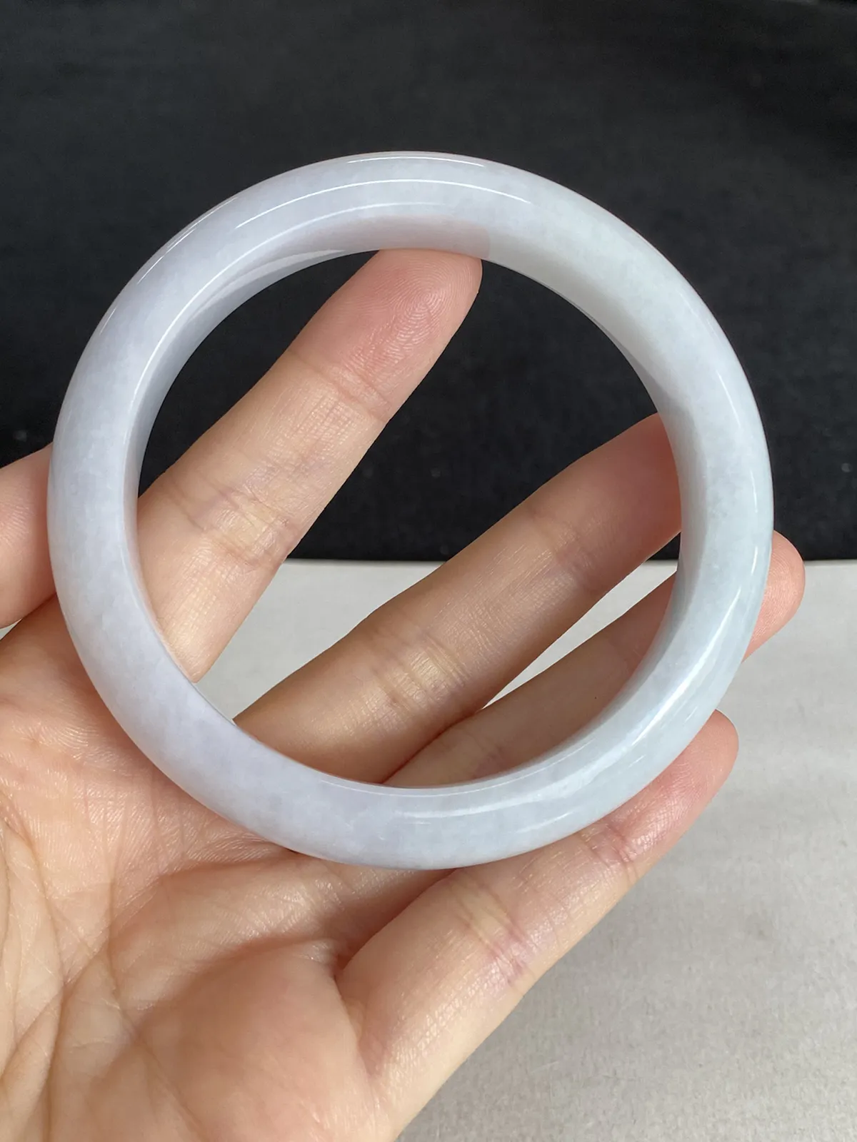 正圈58圈口，翡翠手镯