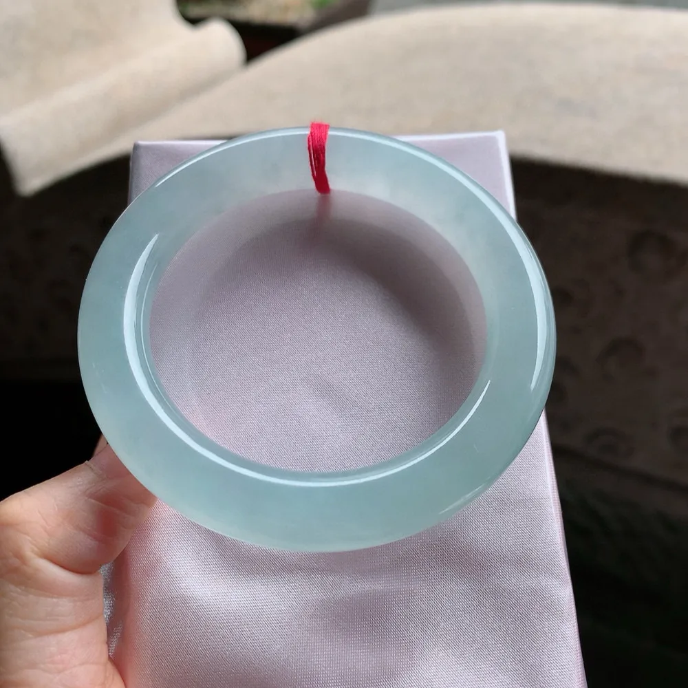 圆条高冰蓝水 无瑕 尺寸:58.4/11.7 胶感十足