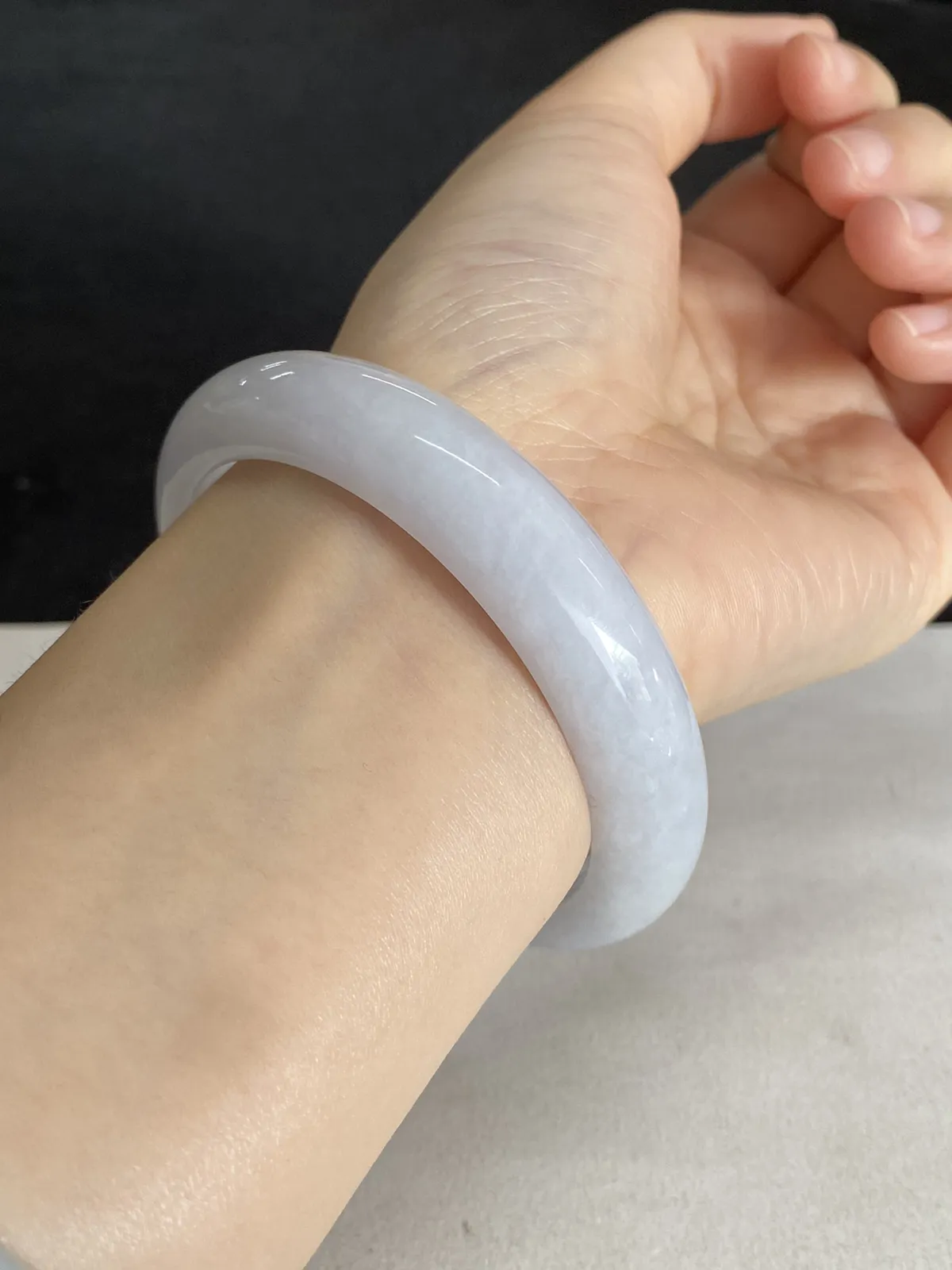 正圈58圈口，翡翠手镯