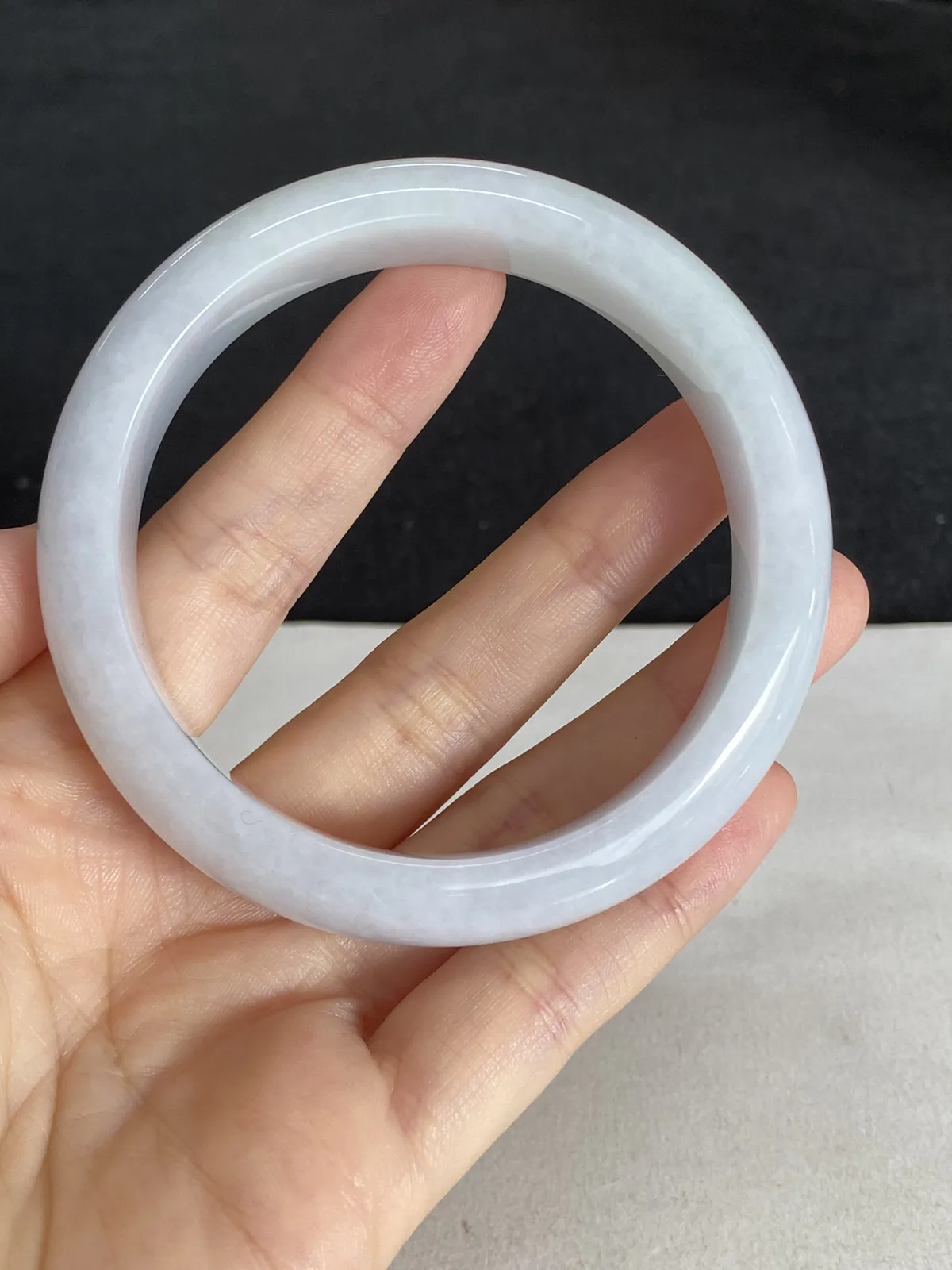 正圈58圈口，翡翠手镯