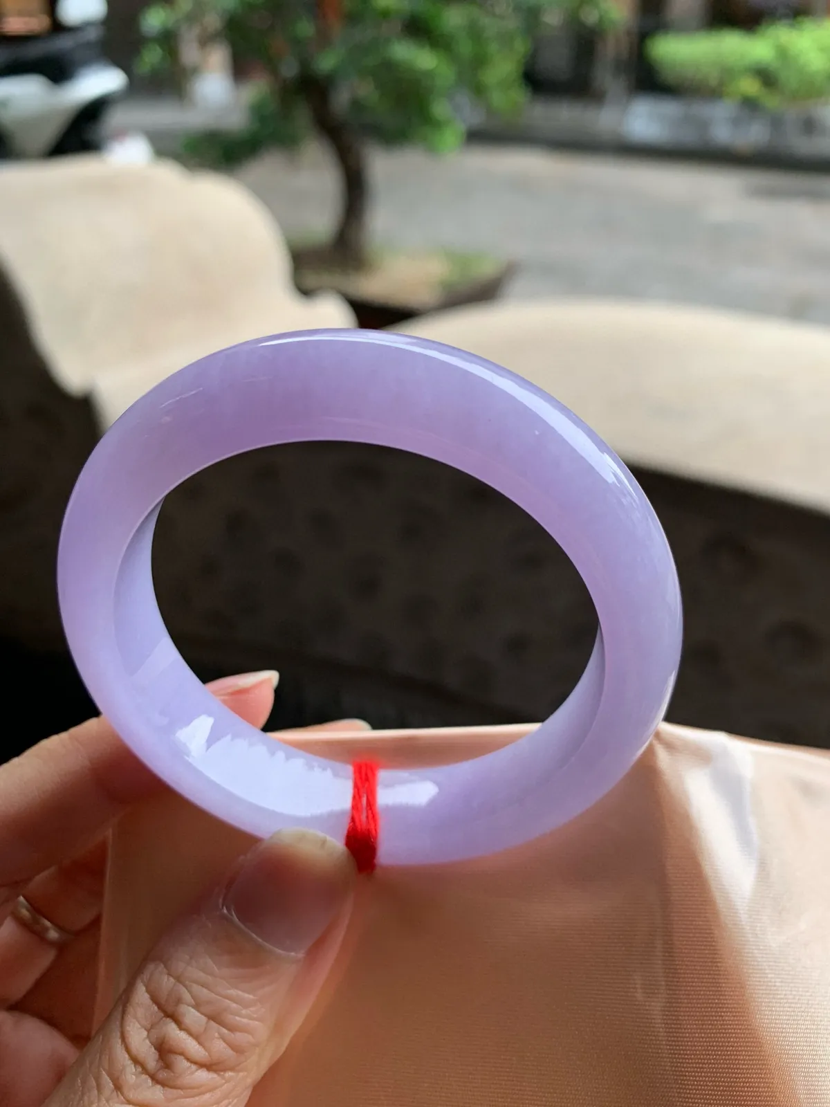 正圈满色紫罗兰 无瑕 尺寸:50.9/12.2/8.4 超美