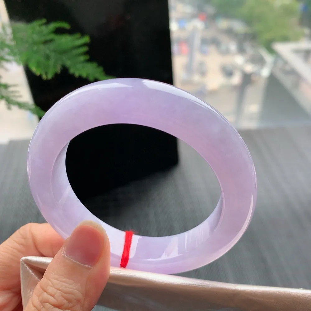 正圈满色冰紫罗兰 无瑕 尺寸:55.5/13.4/12.8 超美