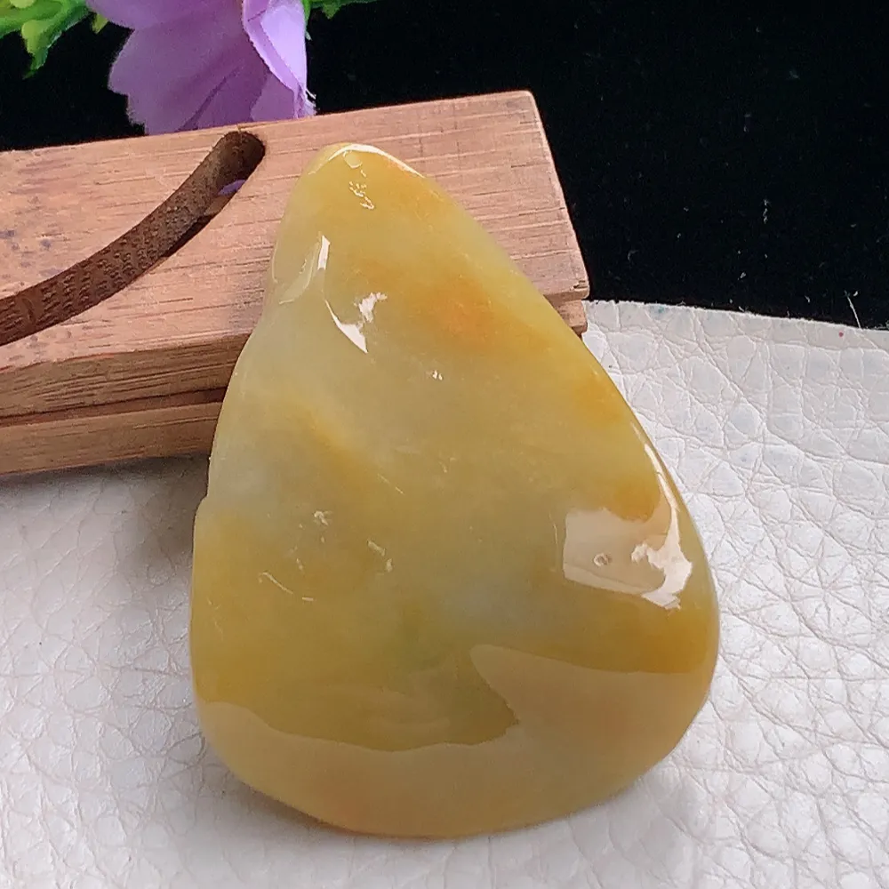 lz自然光33.8*19.5*6.8天然缅甸翡翠冰双彩普贤菩萨 玉观音玉吊坠 玉挂件