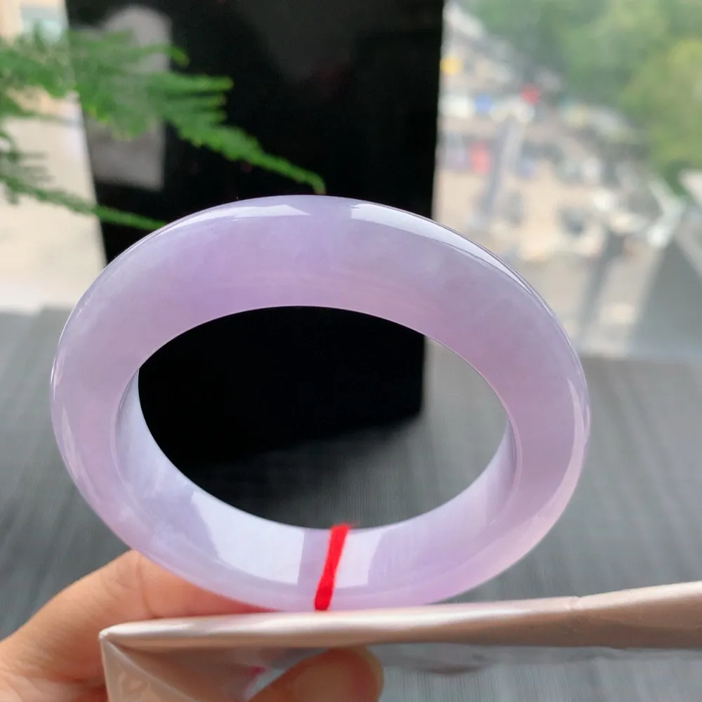 正圈满色冰紫罗兰 无瑕 尺寸:55.5/13.4/12.8 超美