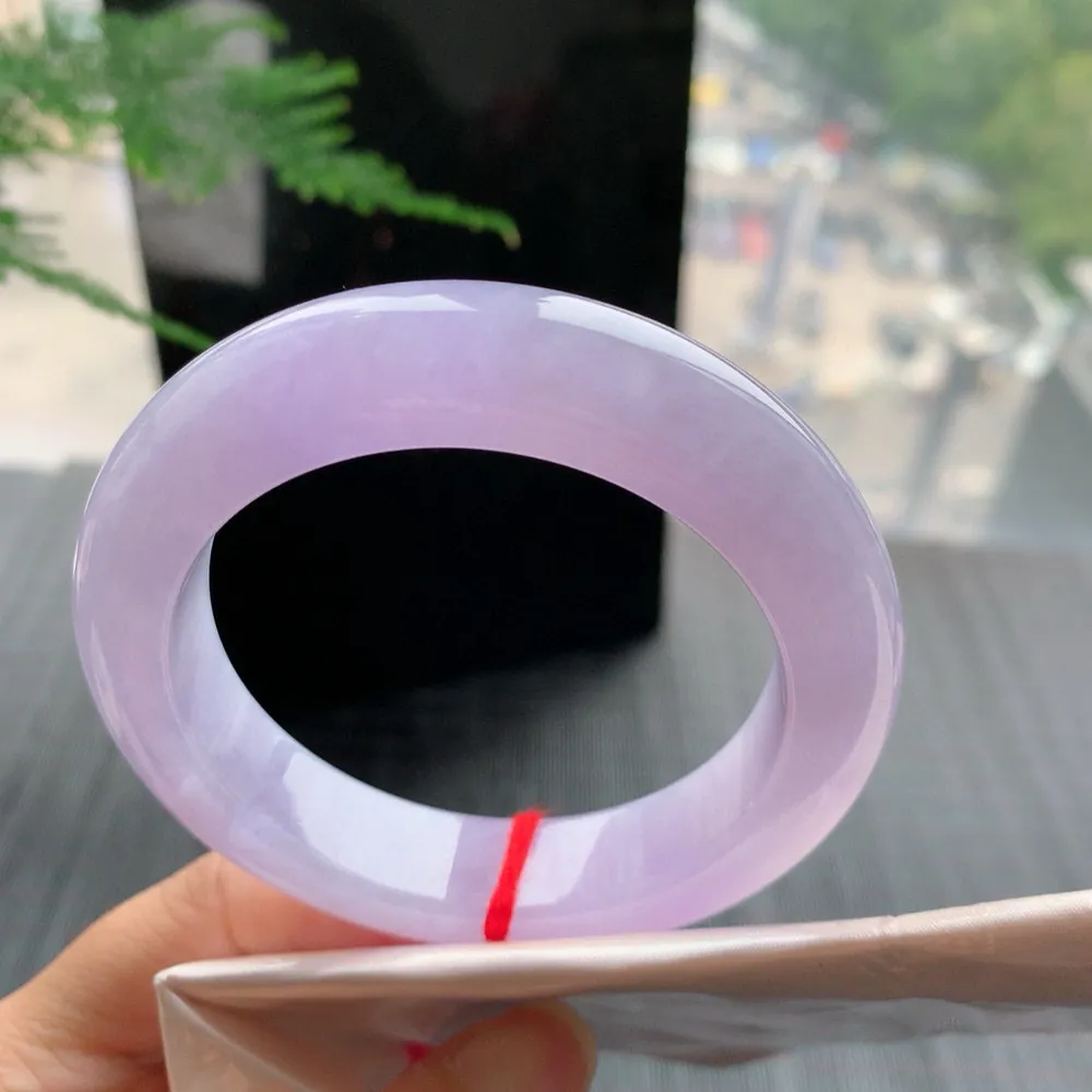 正圈满色冰紫罗兰 无瑕 尺寸:55.5/13.4/12.8 超美