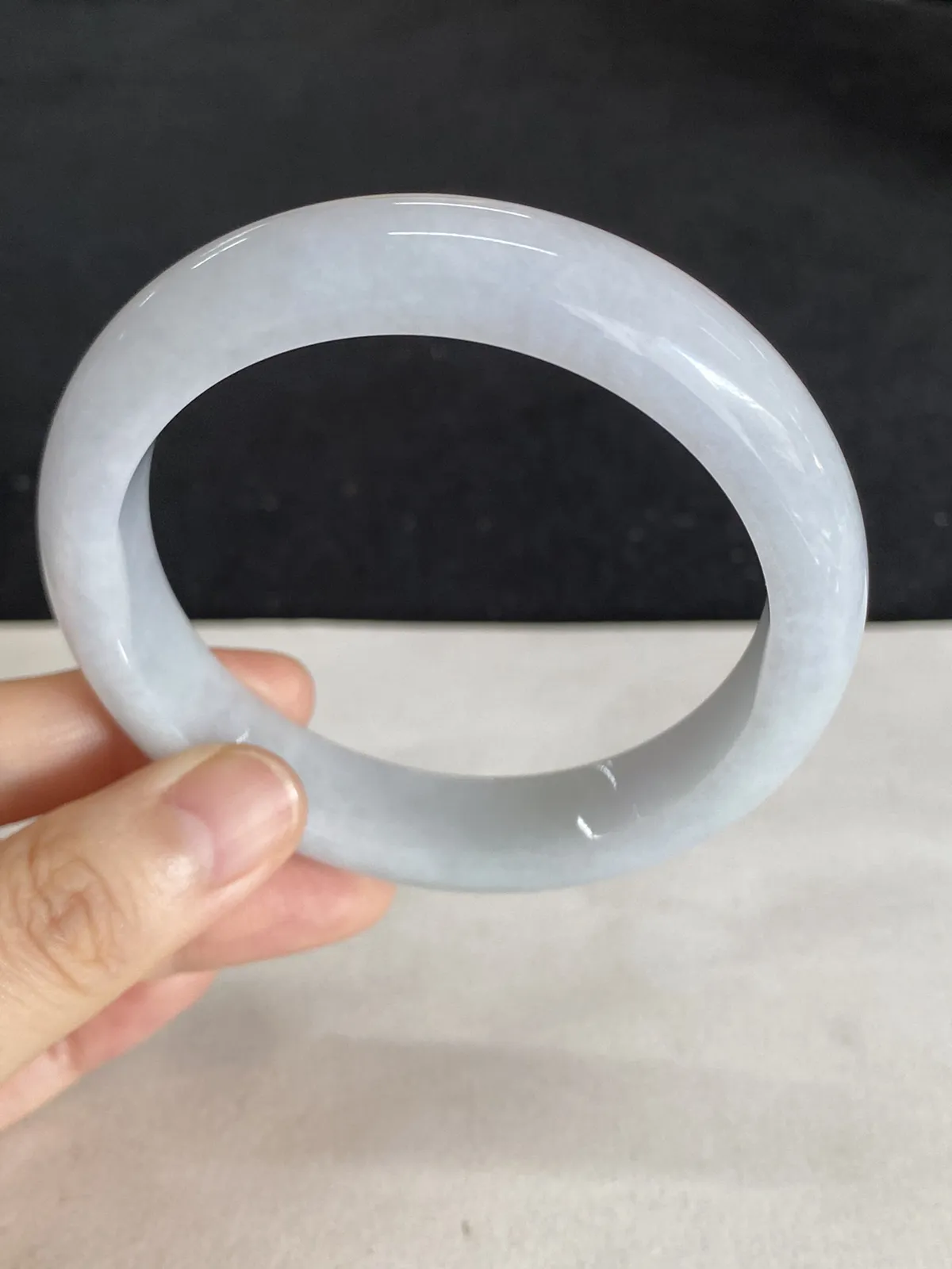 正圈58圈口，翡翠手镯