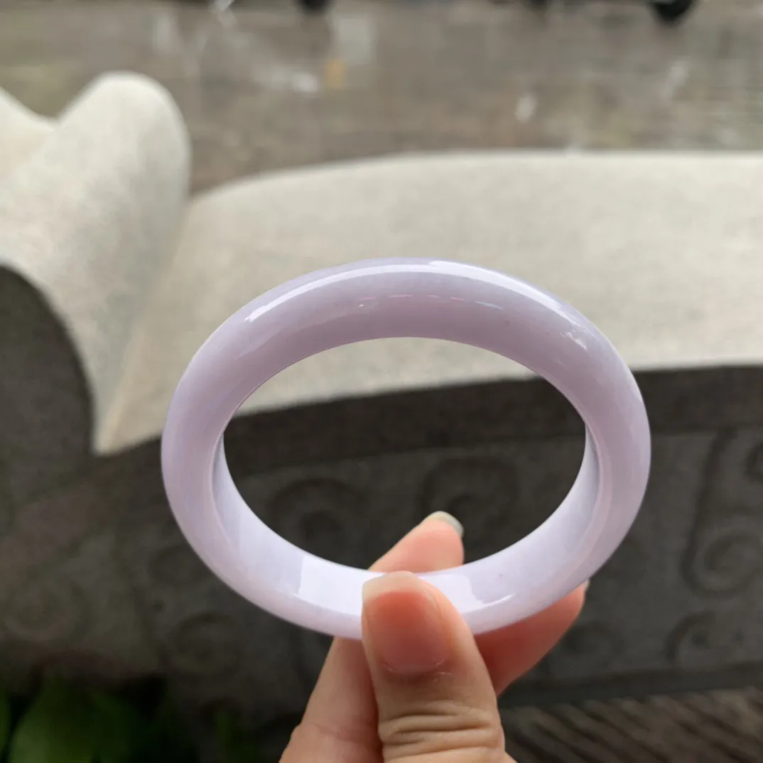 圈口 54.7-11.9-8【粉紫正圈手镯】 正圈54 55可戴
