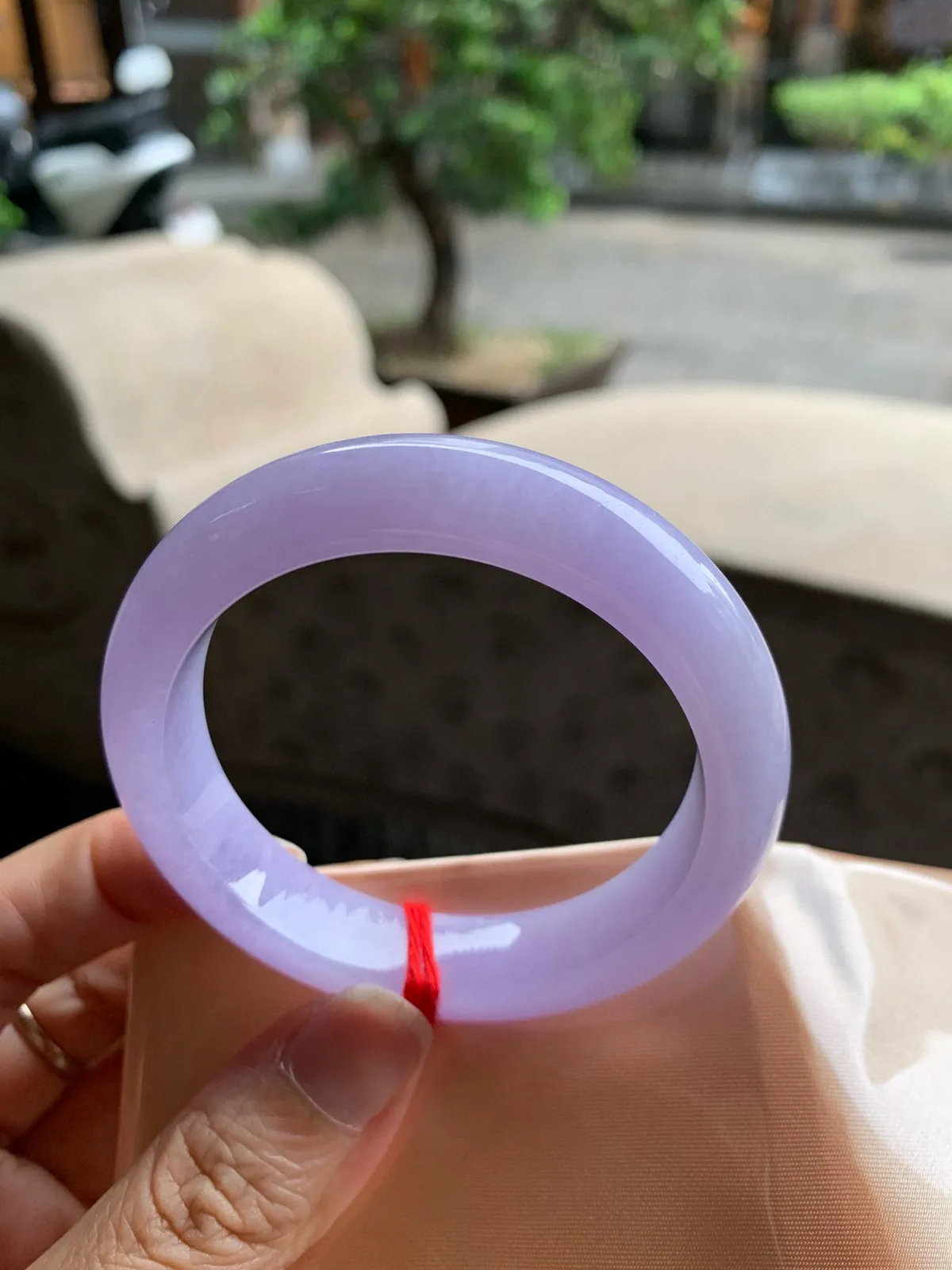 正圈满色紫罗兰 无瑕 尺寸:50.9/12.2/8.4 超美