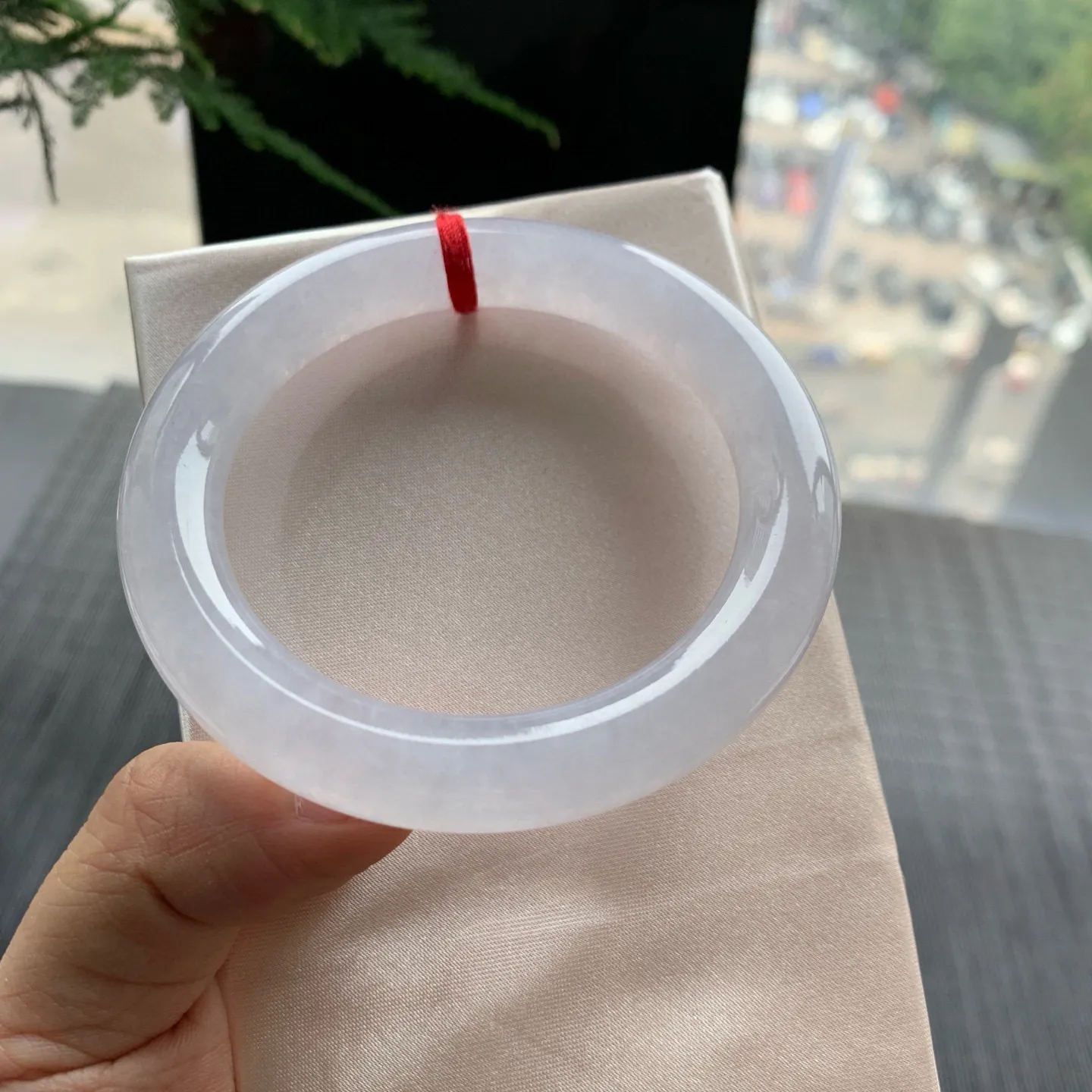 圆条高冰紫 无瑕 尺寸:55.7/10.5 种色兼备