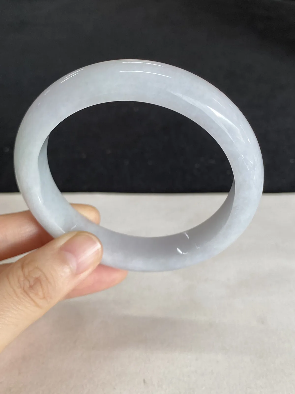 正圈58圈口，翡翠手镯