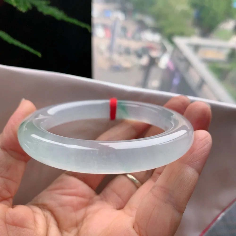 圆条玻璃种阳绿 无瑕 尺寸:55.5/10.8/11.4 刚性十足 高品质️️