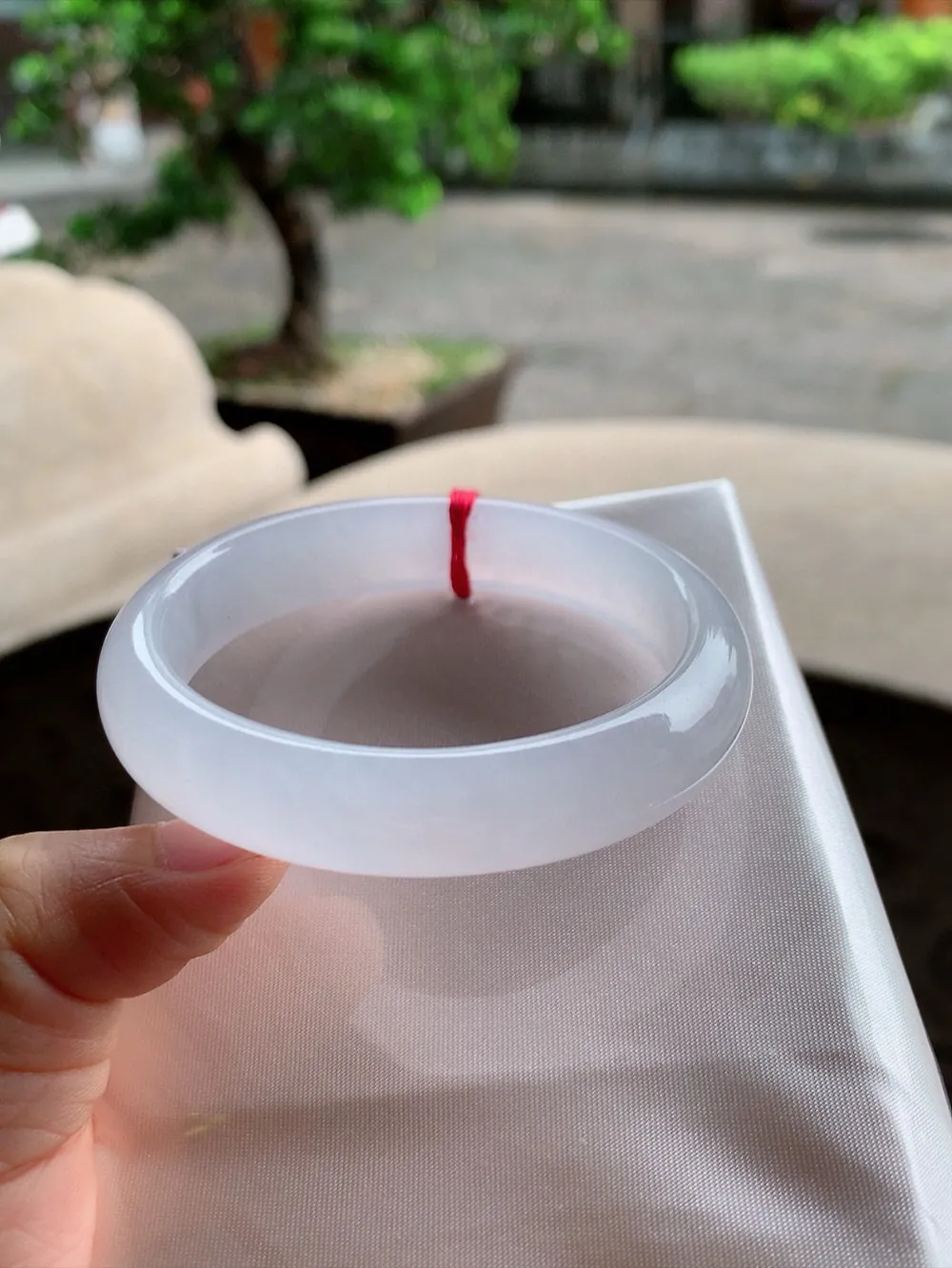 贵妃高冰白月光 无瑕 尺寸:54.4/47.3/12.5/7.1 种水好