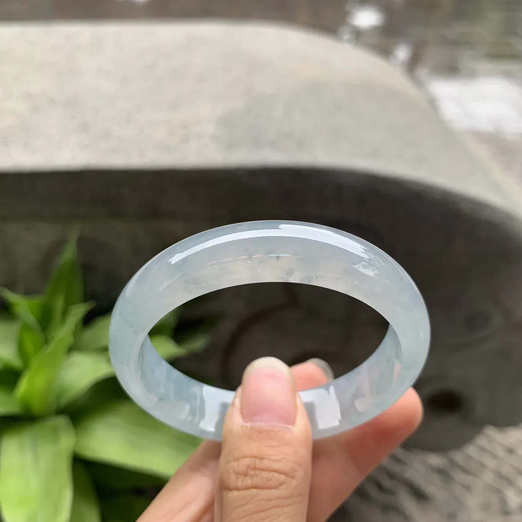 小圈口 51-12.6-6.4【冰飘花正圈手镯】 正圈51 52可戴