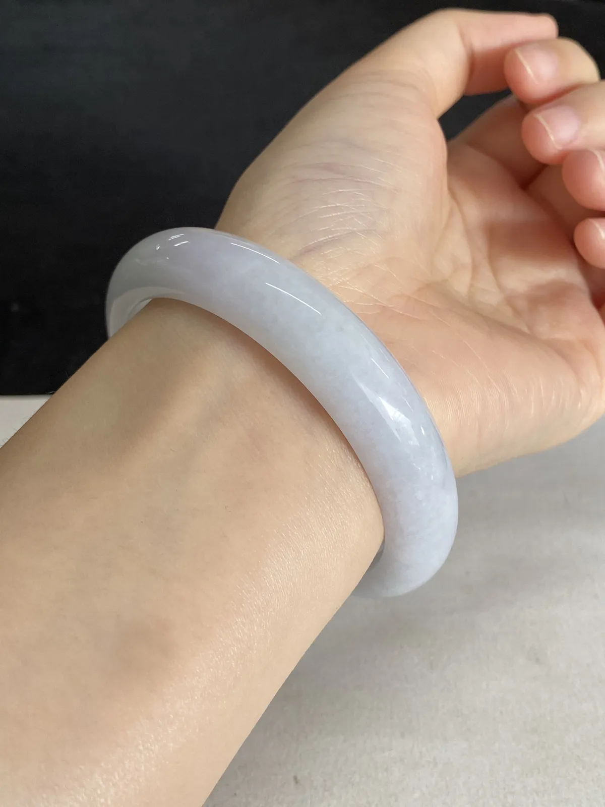 正圈58圈口，翡翠手镯