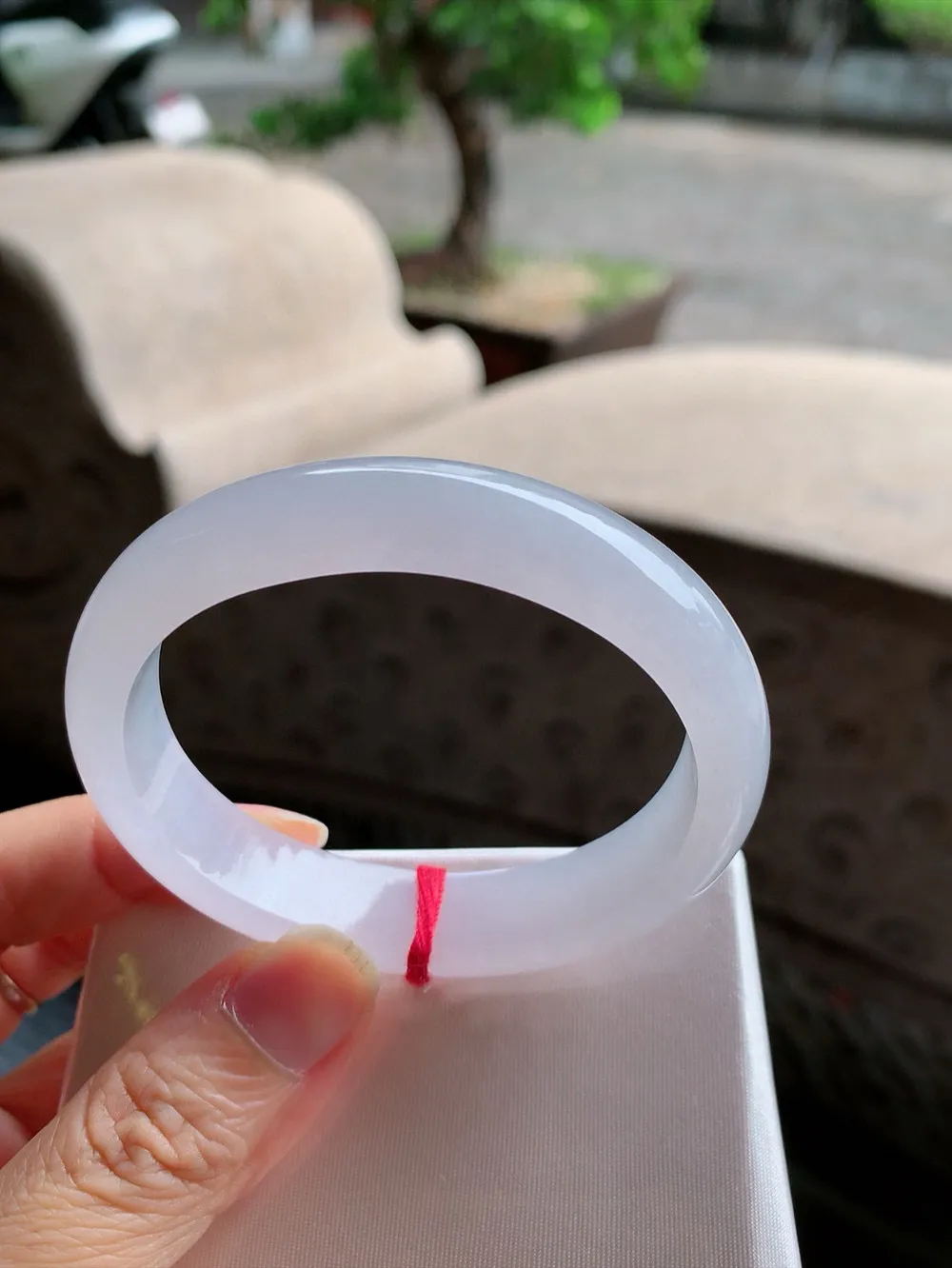 贵妃高冰白月光 无瑕 尺寸:54.4/47.3/12.5/7.1 种水好