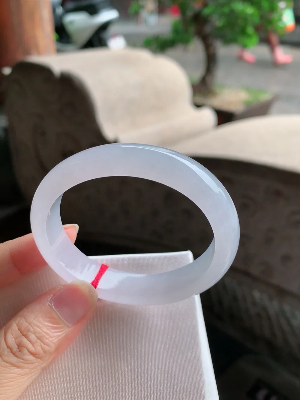 贵妃高冰白月光 无瑕 尺寸:54.4/47.3/12.5/7.1 种水好