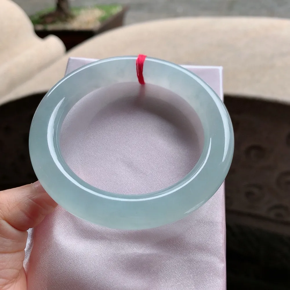 圆条高冰蓝水 无瑕 尺寸:58.4/11.7 胶感十足