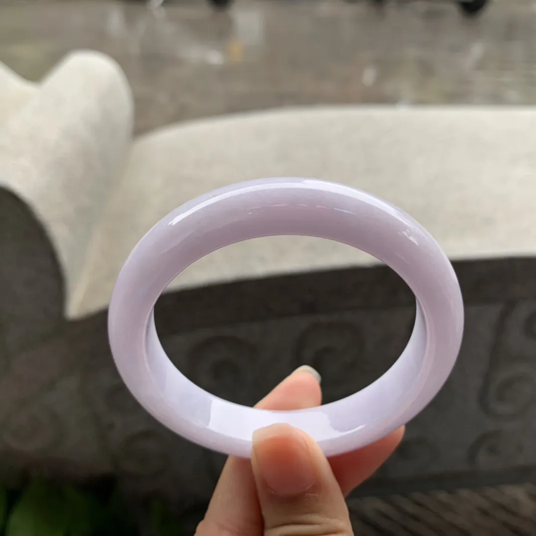 圈口 54.7-11.9-8【粉紫正圈手镯】 正圈54 55可戴