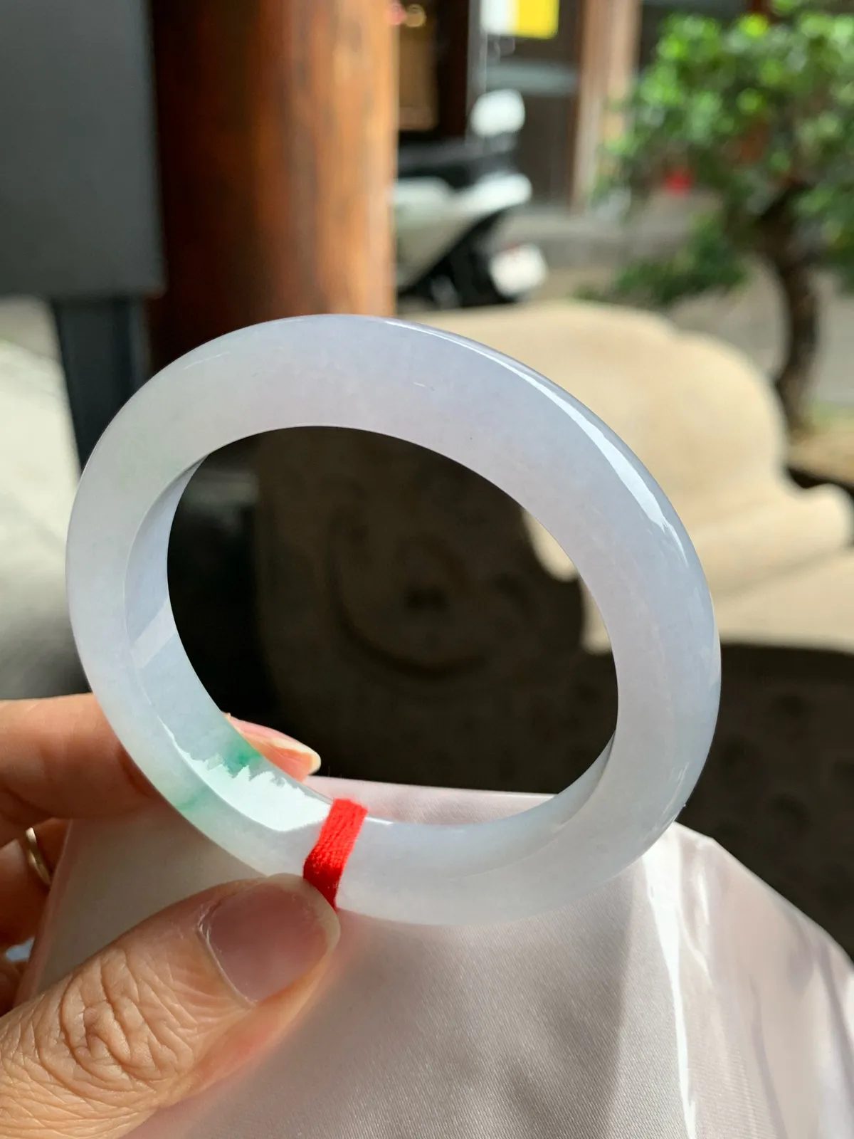 正圈高冰春彩 无瑕 尺寸:54.5/11.5/9.2 种色兼备