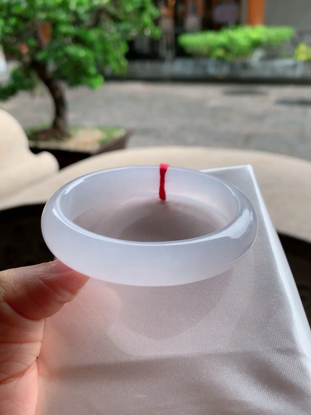 贵妃高冰白月光 无瑕 尺寸:54.4/47.3/12.5/7.1 种水好