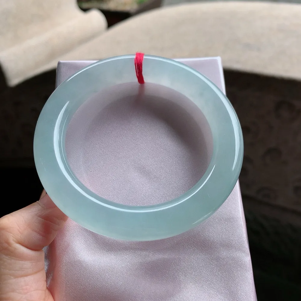 圆条高冰蓝水 无瑕 尺寸:58.4/11.7 胶感十足