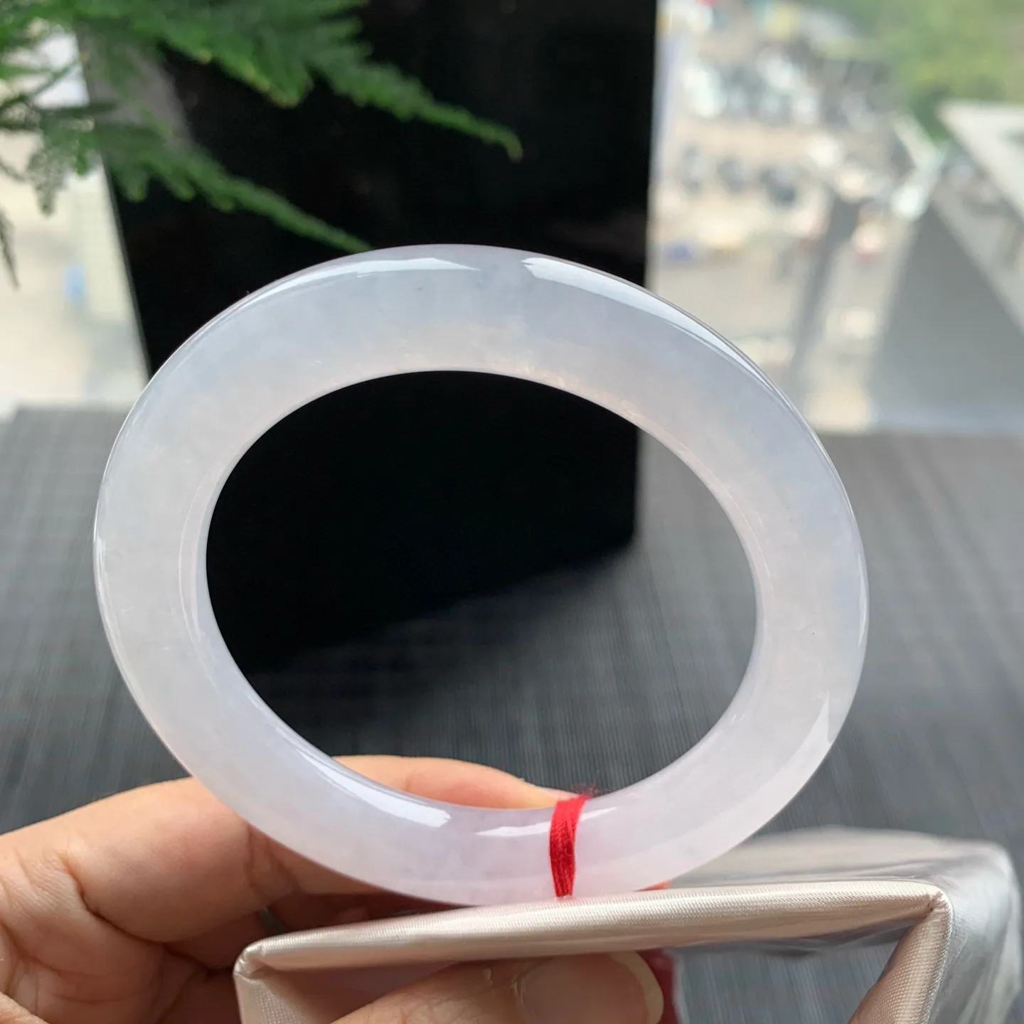 圆条高冰紫 无瑕 尺寸:55.7/10.5 种色兼备