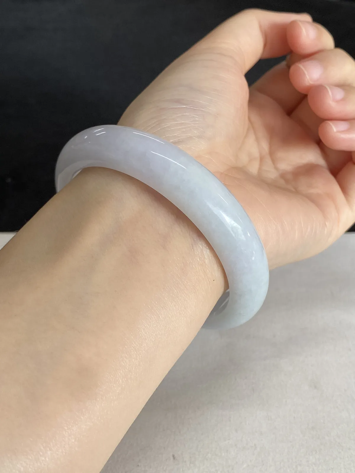 正圈58圈口，翡翠手镯