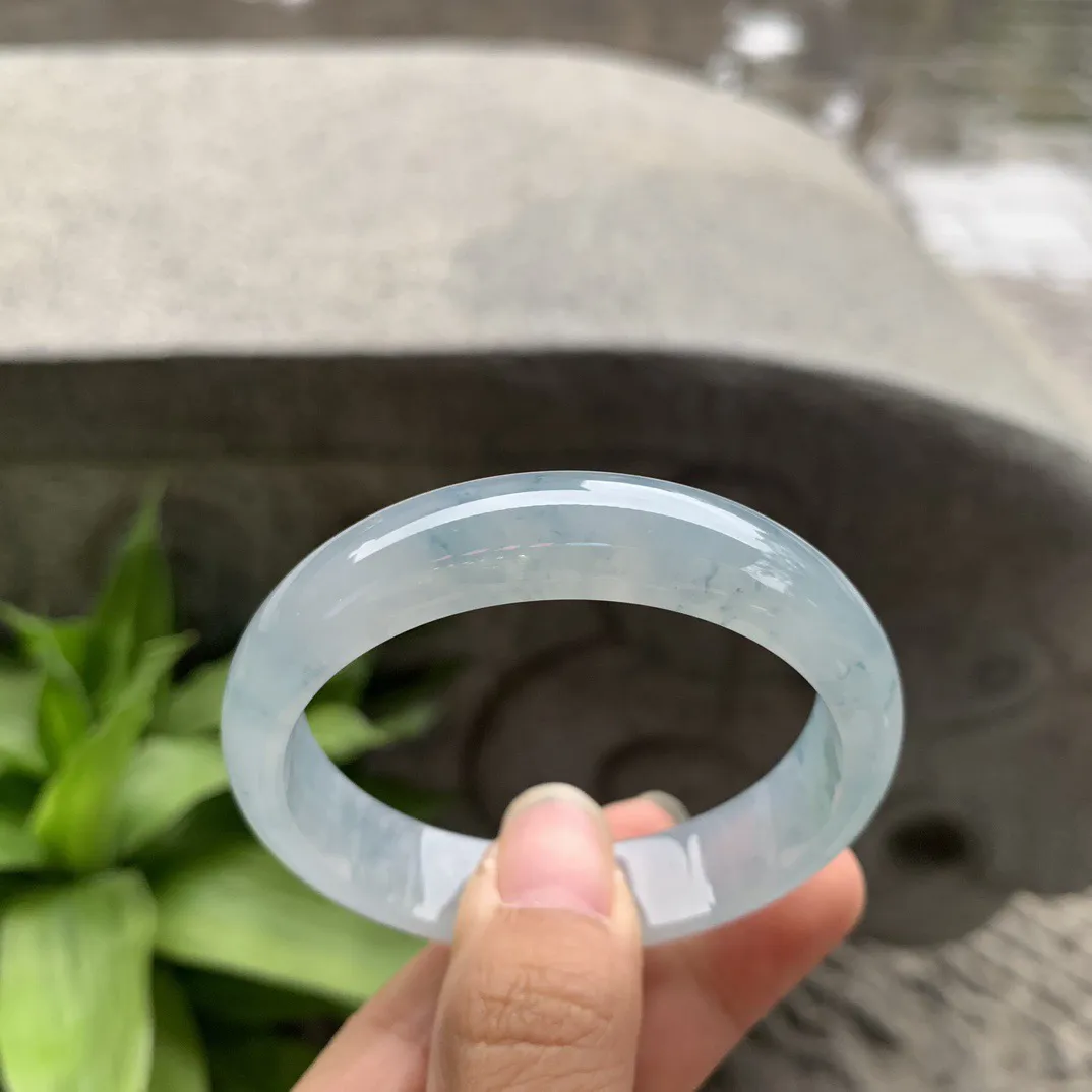 小圈口 51-12.6-6.4【冰飘花正圈手镯】 正圈51 52可戴