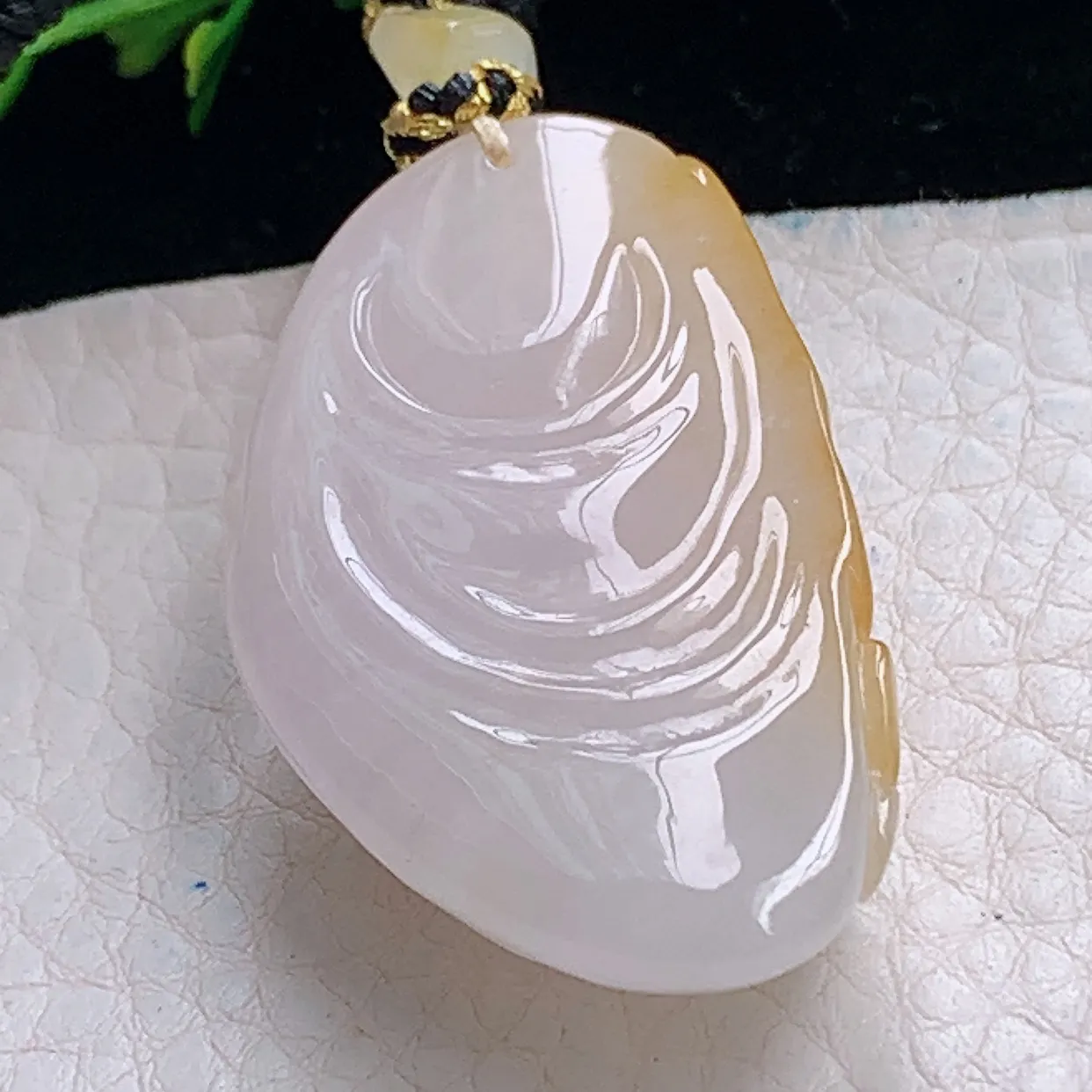 yl自然光44.5*24*16.5天然缅甸翡翠a货精雕冰双彩弥勒佛 站佛玉坠 玉挂件