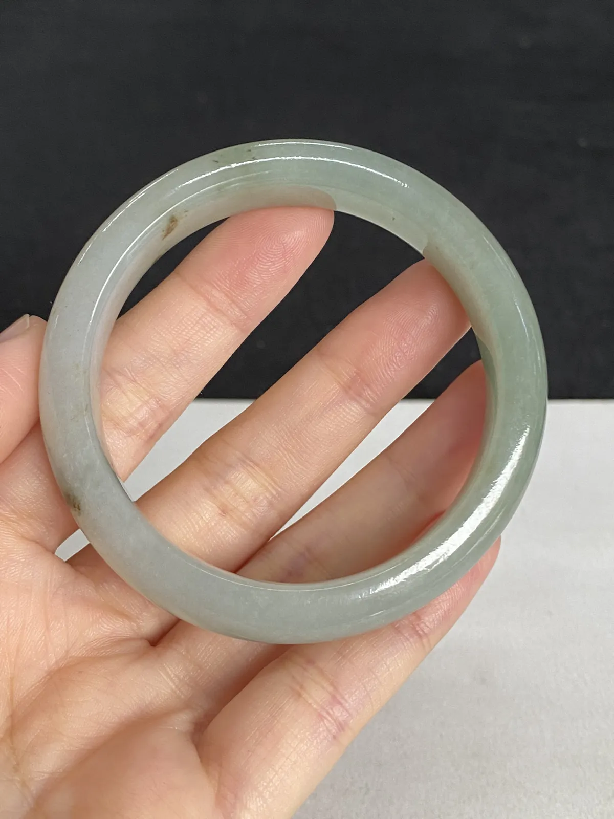 正圈51圈口，翡翠手镯