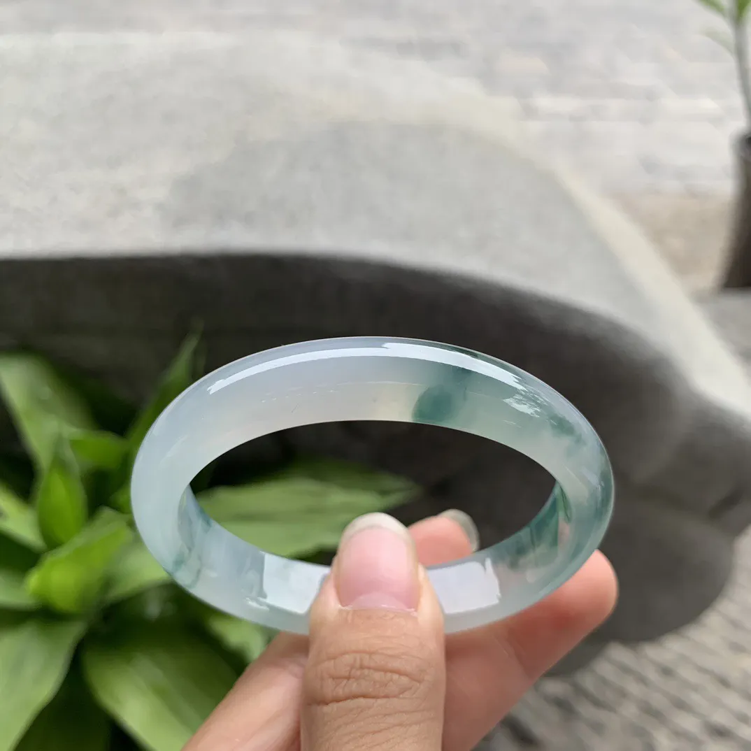 小圈口 52-44-11.3-6.8【冰种飘花贵妃手镯】贵妃52 53可戴