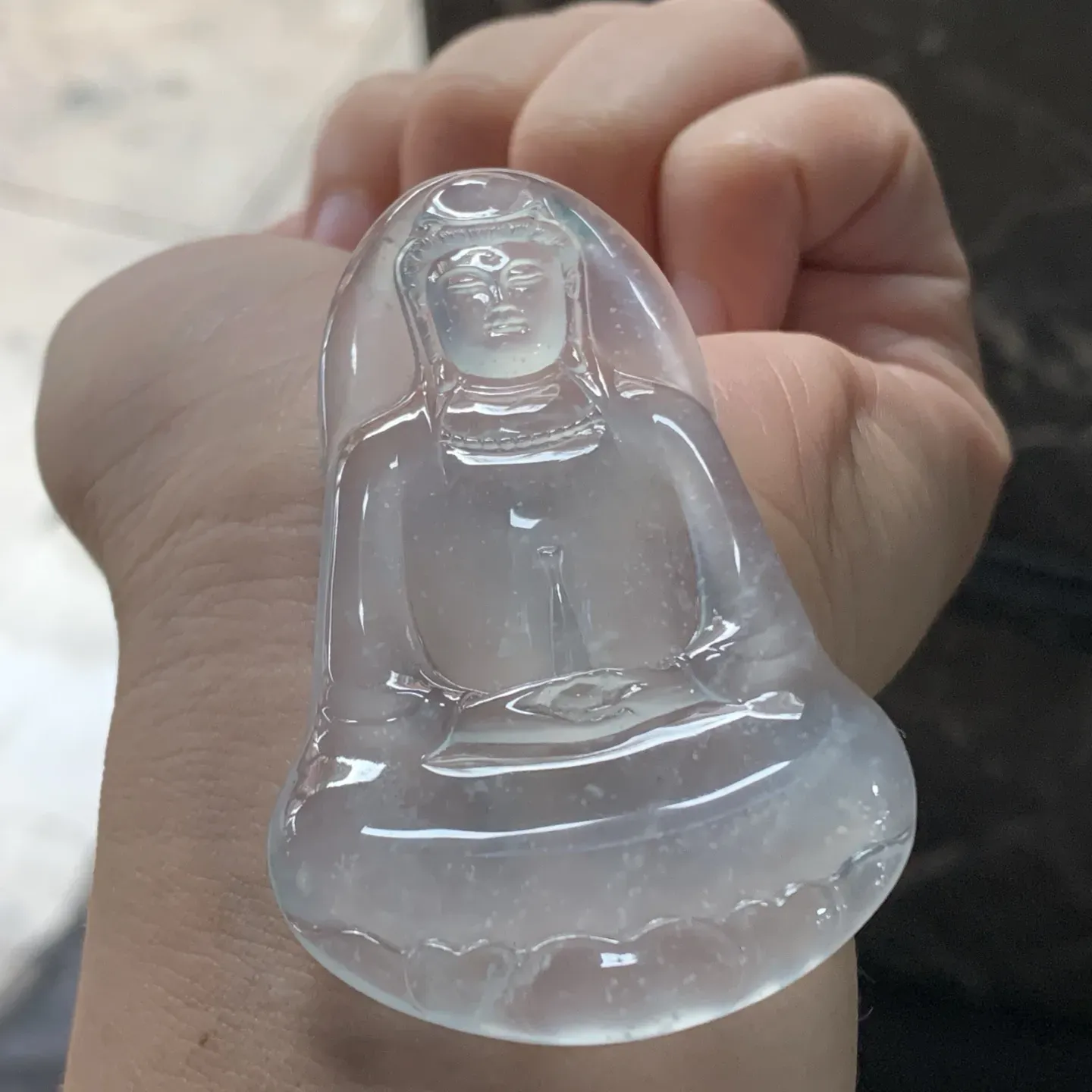 高冰木那料观音^_^种老 荧光十足