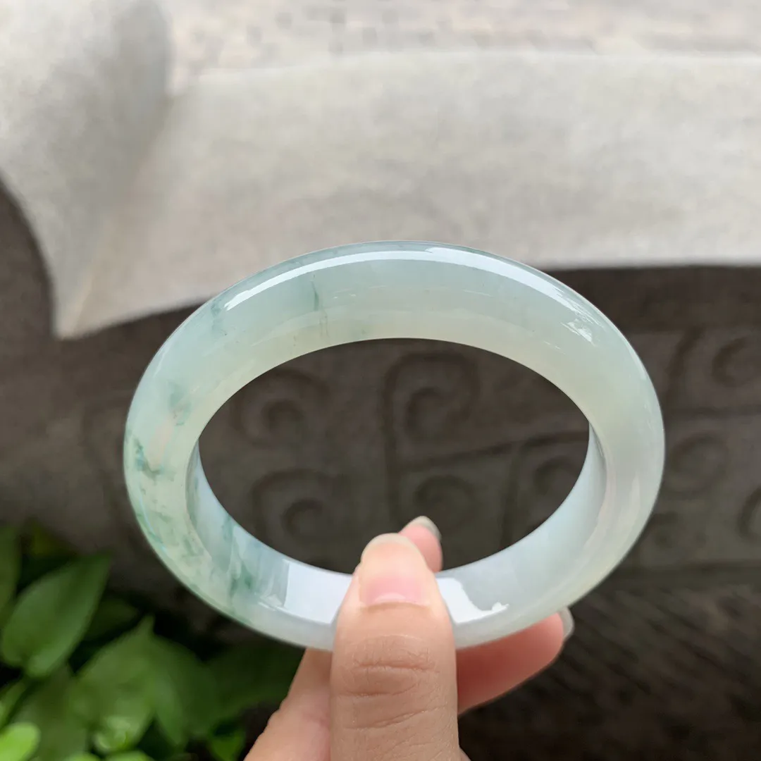 大圈口 59.2-12.7-9.6【冰飘花正圈手镯】正圈59 60可戴