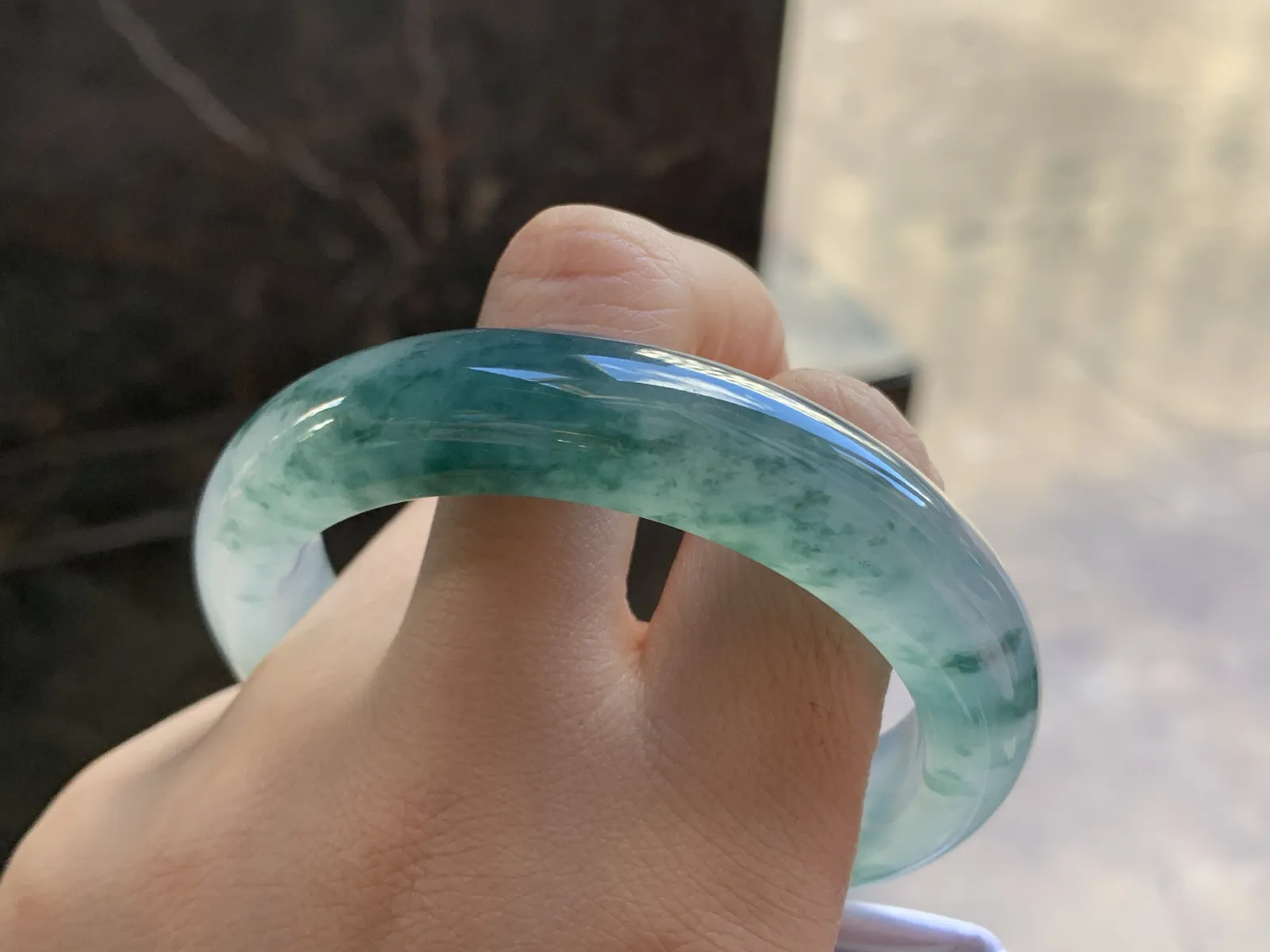 55-12.5-8.5

冰蓝花手镯^_^飘花浓郁 种水足