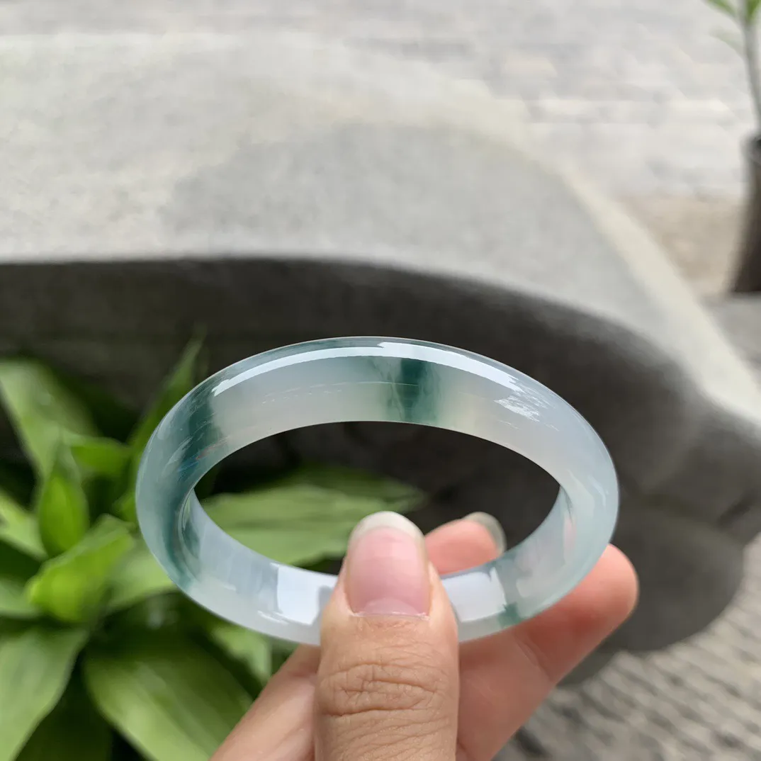 小圈口 52-44-11.3-6.8【冰种飘花贵妃手镯】贵妃52 53可戴