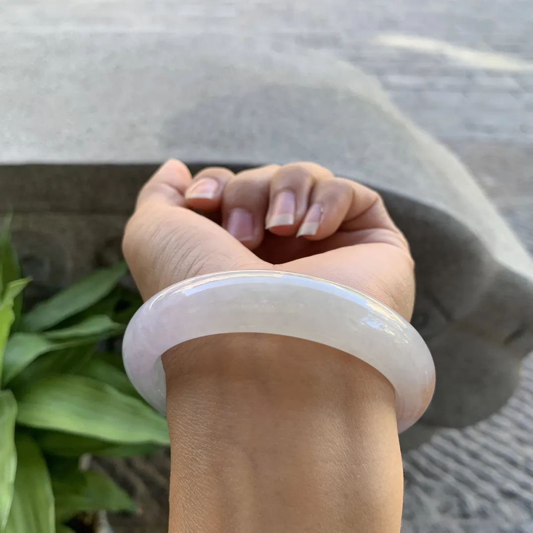 圈口57.8-13.4-8.6 【冰双彩正圈手镯】正圈57 58可戴