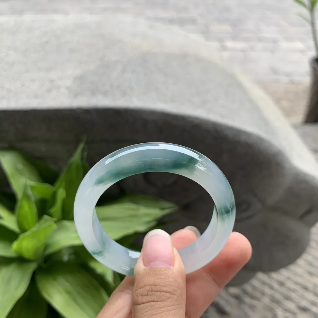 小圈口 52-44-11.3-6.8【冰种飘花贵妃手镯】贵妃52 53可戴