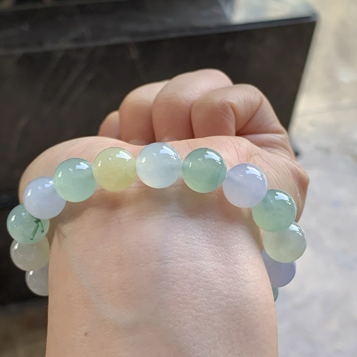 冰多宝珠串^_^冰透水润