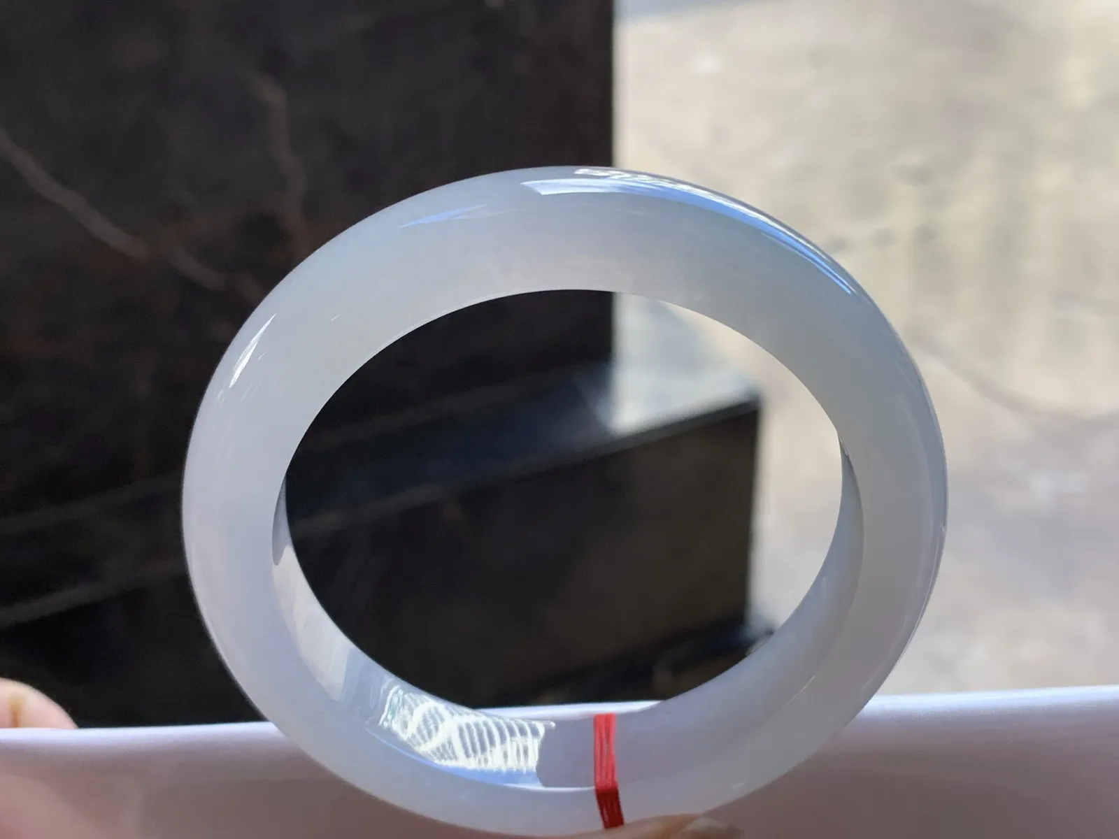 59.5-12.5-9.5

冰种手镯^_^水润清新