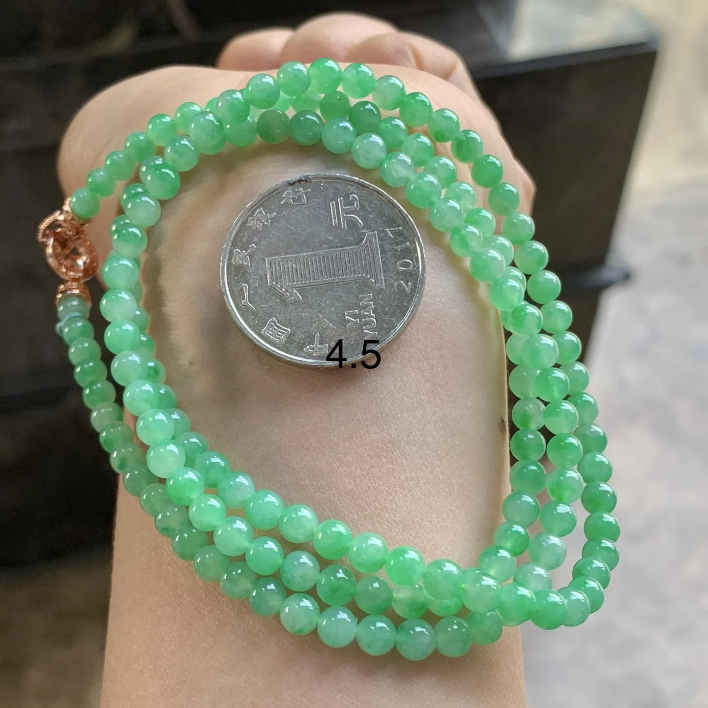 阳绿色珠串^_^色阳