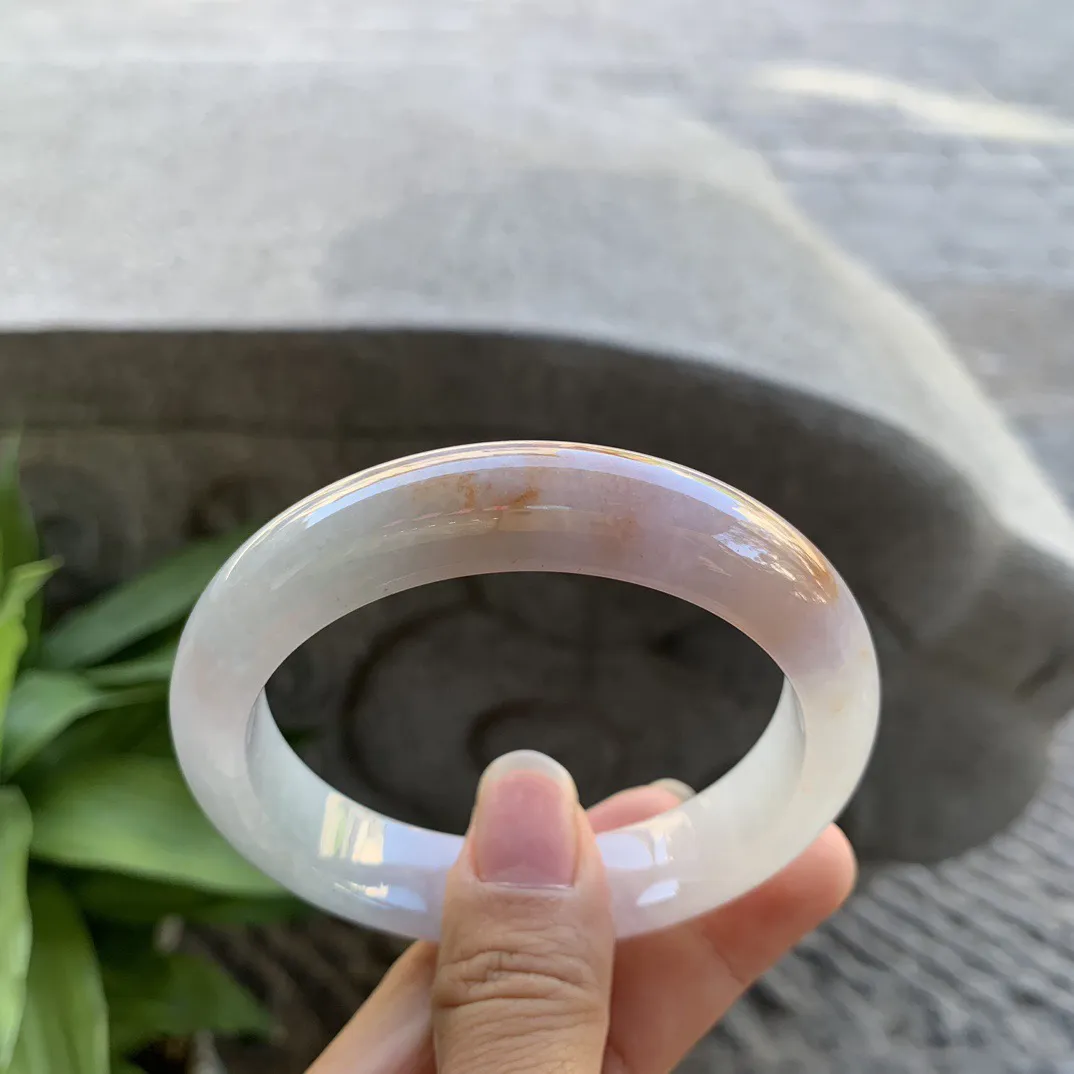 圈口57.8-13.4-8.6 【冰双彩正圈手镯】正圈57 58可戴