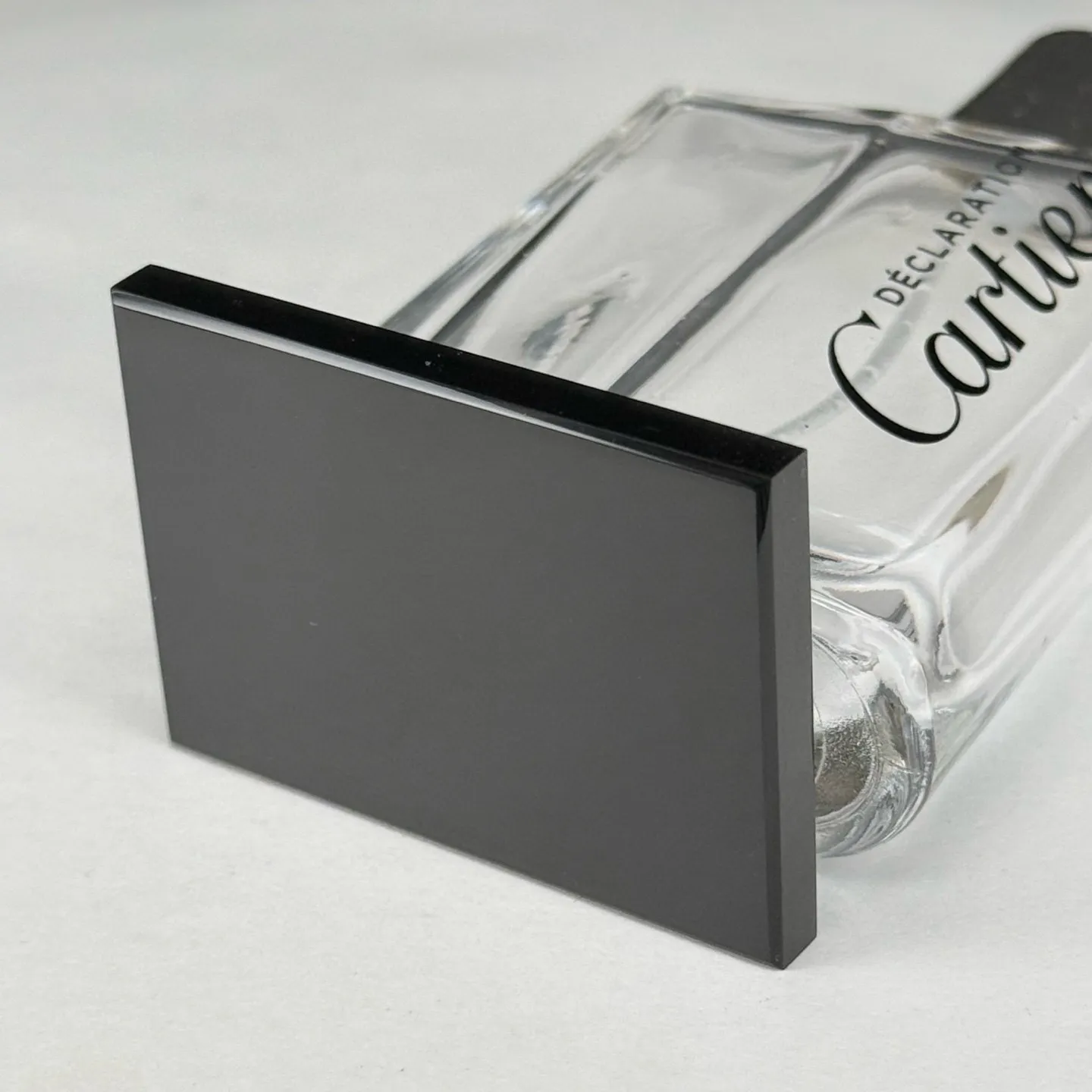 精品墨翠无事牌 种水打灯通透 油性十足 尺寸54.6