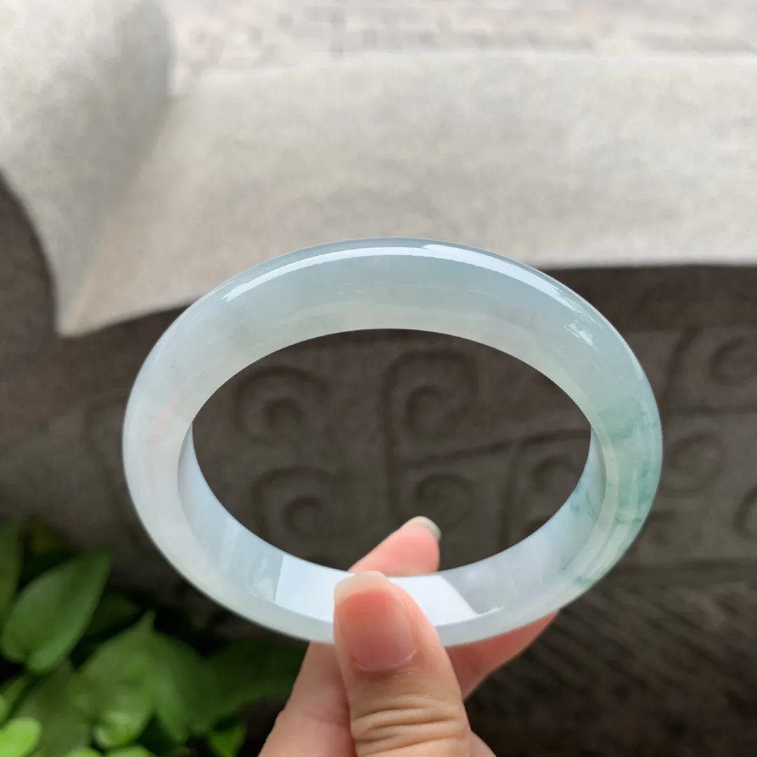 大圈口 62.9-13-9.2【冰飘花正圈手镯】正圈62 63可戴