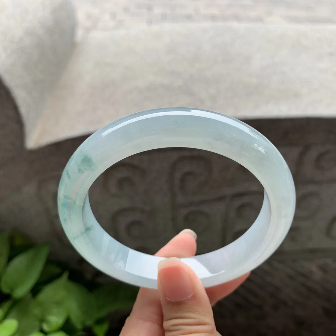 大圈口 62.9-13-9.2【冰飘花正圈手镯】正圈62 63可戴