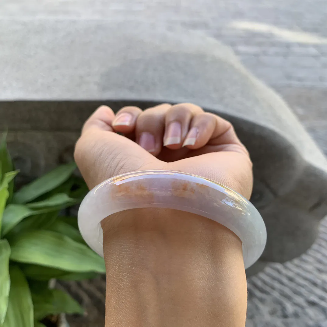 圈口57.8-13.4-8.6 【冰双彩正圈手镯】正圈57 58可戴