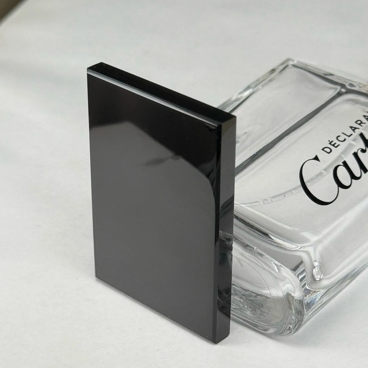 精品墨翠无事牌 种水打灯通透 油性十足 尺寸54.6