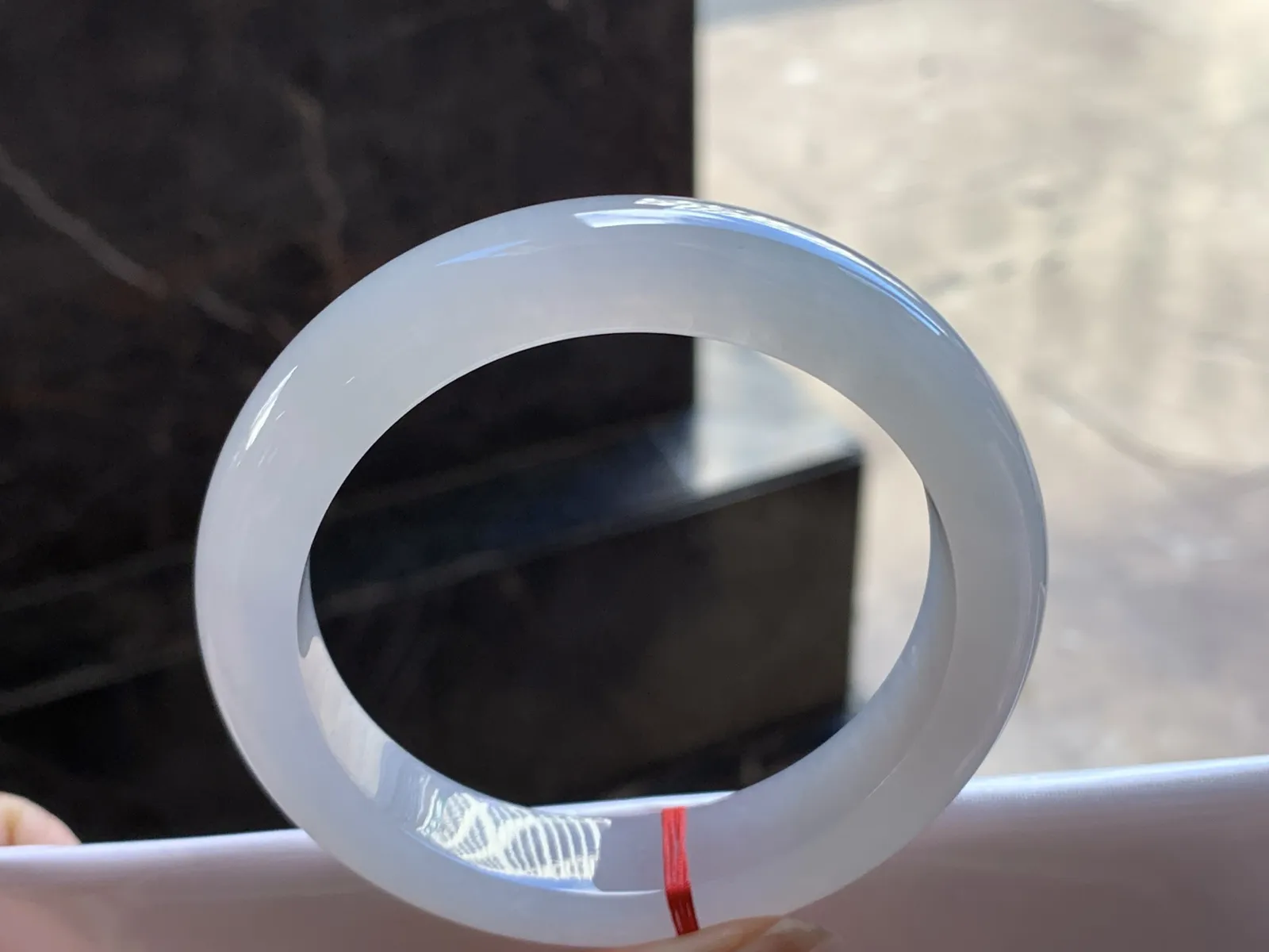 59.5-12.5-9.5

冰种手镯^_^水润清新