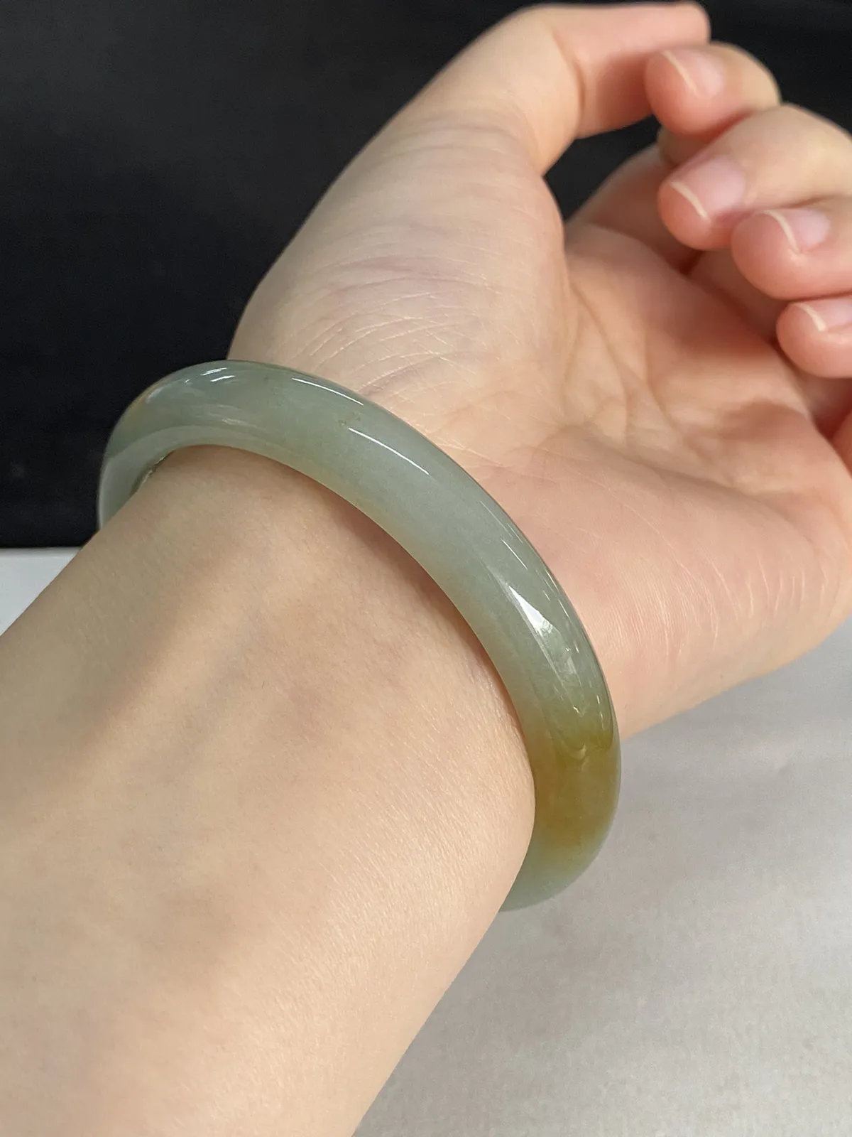 正圈54.8圈口，翡翠手镯